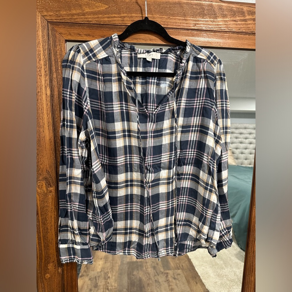Loft Soft Plaid Shirt